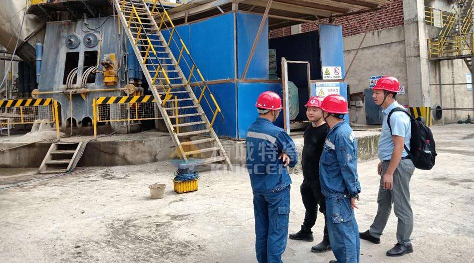 永利集团特瓷赴四川某水泥厂现场勘探以及手艺交流