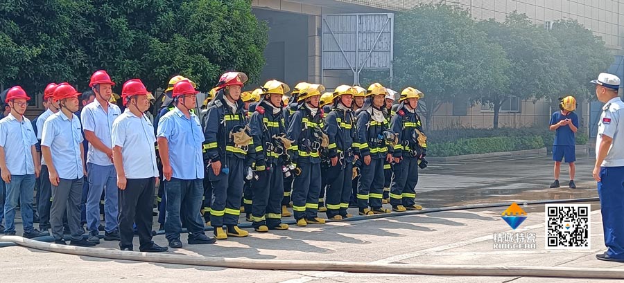 永利集团起劲配合消防联合演练，共筑清静生产防地