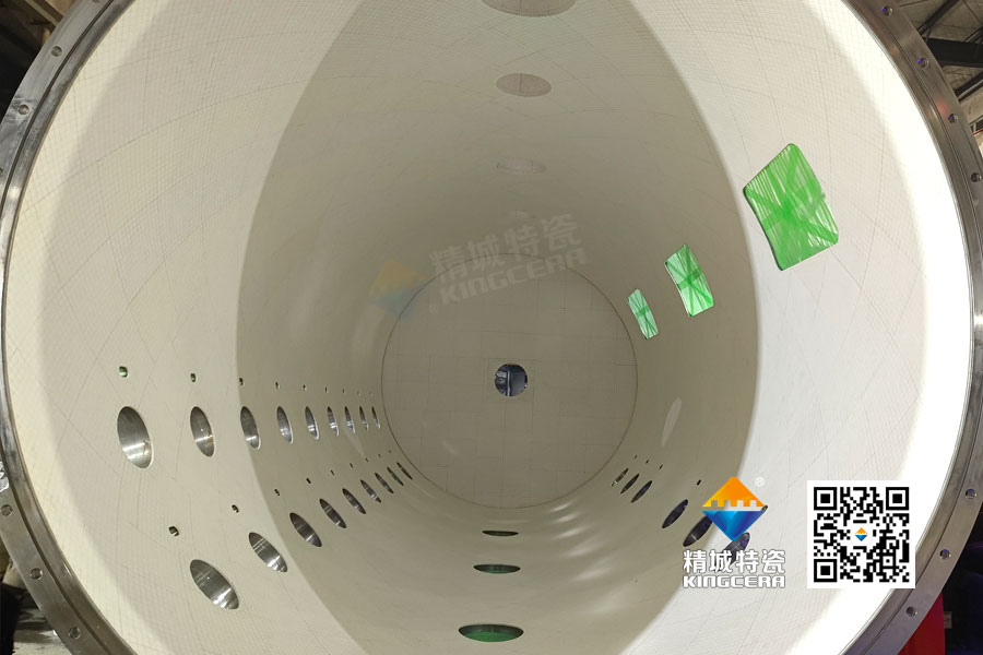 混料机料罐耐磨陶瓷内衬